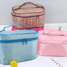 Laden Sie das Bild in den Galerie-Viewer, Quadratische Kosmetiktasche mit großem Fassungsvermögen