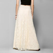 Laden Sie das Bild in den Galerie-Viewer, Einfarbiger Eleganter Spitzenrock