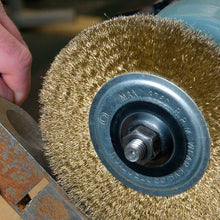 Laden Sie das Bild in den Galerie-Viewer, Polierter Bürstenkopf aus Stahldraht