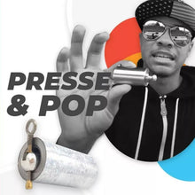 Laden Sie das Bild in den Galerie-Viewer, Tragbarer Metallstab für Selbstverteidigung und Zauberkunst