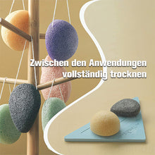 Laden Sie das Bild in den Galerie-Viewer, 3 Stück Konjak-Gesichtswaschschwamm