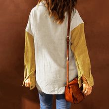 Laden Sie das Bild in den Galerie-Viewer, Damen lässige lockere Hemdjacke