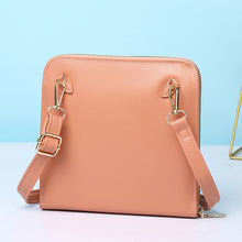Laden Sie das Bild in den Galerie-Viewer, Einfarbige Luxuriöse Damen-Umhängetasche Aus PU-Leder