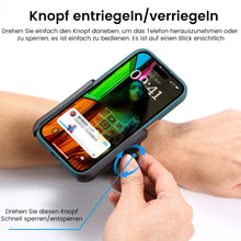 Laden Sie das Bild in den Galerie-Viewer, Um 360° drehbares Handy-Armband mit Handyhalter