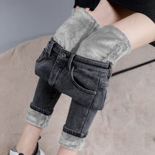 Laden Sie das Bild in den Galerie-Viewer, Thermo-Jeans mit Fleecefutter für Damen