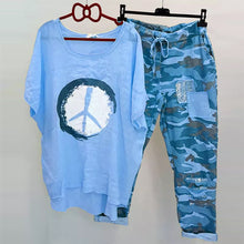 Laden Sie das Bild in den Galerie-Viewer, Modischer zweiteiliger Camouflageanzug für Damen