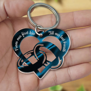 Personalisierter Herz-Schlüsselanhänger