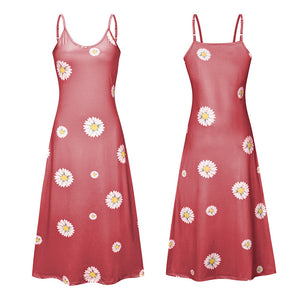 Kleid mit Gänseblümchen-Print