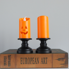 Laden Sie das Bild in den Galerie-Viewer, Halloween LED Kürbiskerzenlicht