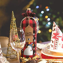 Laden Sie das Bild in den Galerie-Viewer, Weihnachts-Tartantuch Rotweinbeutel