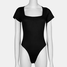 Laden Sie das Bild in den Galerie-Viewer, Ärmelloser Damen-Bodysuit mit eckigem Ausschnitt