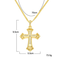Laden Sie das Bild in den Galerie-Viewer, Exquisite modische Diamant-Kreuz-Halskette