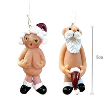 Laden Sie das Bild in den Galerie-Viewer, Weihnachtsmann Anhänger 2022 Neujahr Weihnachtsdekoration aus Harz