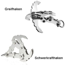 Laden Sie das Bild in den Galerie-Viewer, 🪝Rostfreier-Stahl faltbarer Schwerkraft Haken🪝