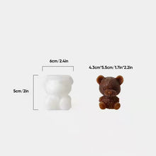 Laden Sie das Bild in den Galerie-Viewer, 3D Teddybär Eiswürfelbereiter