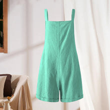 Laden Sie das Bild in den Galerie-Viewer, Einfarbige Lockere Latzhose