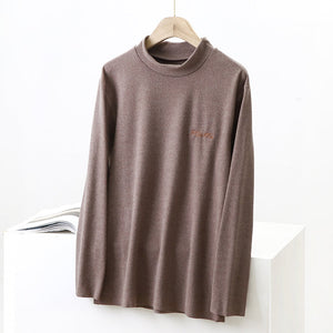 Warme Halbrollkragenpullover für Herren