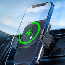 Laden Sie das Bild in den Galerie-Viewer, Kabelloser Autotelefonhalter mit Ladefunktion