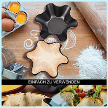 Laden Sie das Bild in den Galerie-Viewer, Blütenförmige Backschüssel aus Karbonstahl
