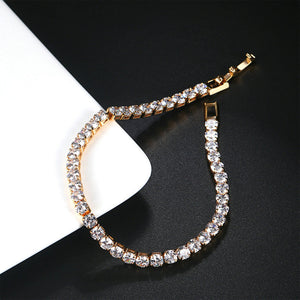 Funkelndes Moissanit-Armband