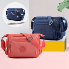 Laden Sie das Bild in den Galerie-Viewer, Wasserdichte vielseitige leichte Umhängetasche aus Nylon für Damen