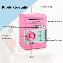 Laden Sie das Bild in den Galerie-Viewer, Kinderspardose mit Zahlenschloss
