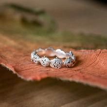Laden Sie das Bild in den Galerie-Viewer, Damen Halloween Kürbis Ring