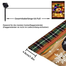 Laden Sie das Bild in den Galerie-Viewer, LED-Schneemann-Gartenflagge