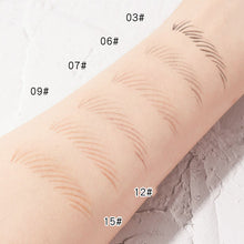 Laden Sie das Bild in den Galerie-Viewer, Wasserdichter Augenbrauenstift aus Holz (12 Stück)