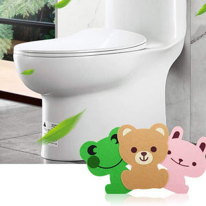 Toiletten Cartoon Aufkleber