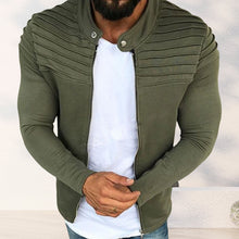 Laden Sie das Bild in den Galerie-Viewer, Stilvolle Einfarbige Faltenjacke