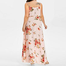 Laden Sie das Bild in den Galerie-Viewer, Bedrucktes sexy Trägerkleid für Damen