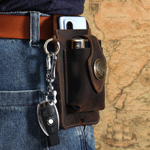 Laden Sie das Bild in den Galerie-Viewer, Multifunktionale Leder-Gürteltasche