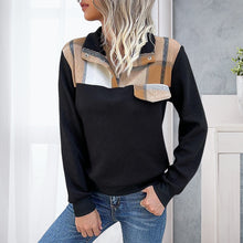 Laden Sie das Bild in den Galerie-Viewer, Retro-Patchwork-Pullover