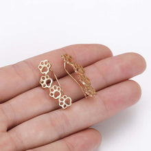 Laden Sie das Bild in den Galerie-Viewer, Damen Hunde Fußabdruck Ohrringe