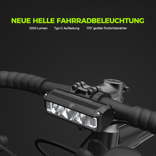 USB-Fahrradscheinwerfer aus Aluminiumlegierung