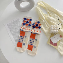 Laden Sie das Bild in den Galerie-Viewer, Damen Sommer Jacquard Socken
