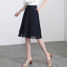 Laden Sie das Bild in den Galerie-Viewer, Damen Sommerhose aus Chiffon mit weitem Bein