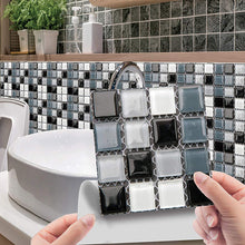 Laden Sie das Bild in den Galerie-Viewer, 3D-Mosaik Kristall Fliesenaufkleber, 10 Stück