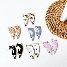 Laden Sie das Bild in den Galerie-Viewer, Karikatur Kätzchen Ohrringe