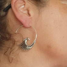 Laden Sie das Bild in den Galerie-Viewer, Damen Pfau Ohrringe