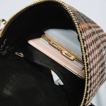 Laden Sie das Bild in den Galerie-Viewer, Damen Karierte Umhängetasche mit breiten Trägern
