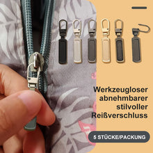 Laden Sie das Bild in den Galerie-Viewer, Werkzeugloser Abnehmbarer Stilvoller Reißverschluss