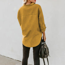 Laden Sie das Bild in den Galerie-Viewer, Vielseitige Freizeit-Jeansbluse für Damen