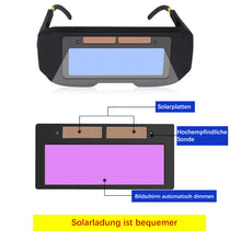 Laden Sie das Bild in den Galerie-Viewer, Neue automatische Schweißbrille mit variablem Licht