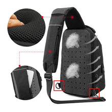 Laden Sie das Bild in den Galerie-Viewer, Herren Brusttasche mit USB-Ladefunktion