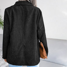 Laden Sie das Bild in den Galerie-Viewer, Revers-Blazer aus Cord für Damen