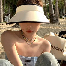 Laden Sie das Bild in den Galerie-Viewer, Faltbarer Sonnenschutz-Sonnenhut mit großer Krempe
