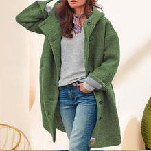 Laden Sie das Bild in den Galerie-Viewer, Damen Mantel mit Fleece Plüsch