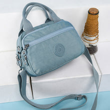 Laden Sie das Bild in den Galerie-Viewer, Einfarbige Lässige Nylon-Umhängetasche Mit Reißverschluss